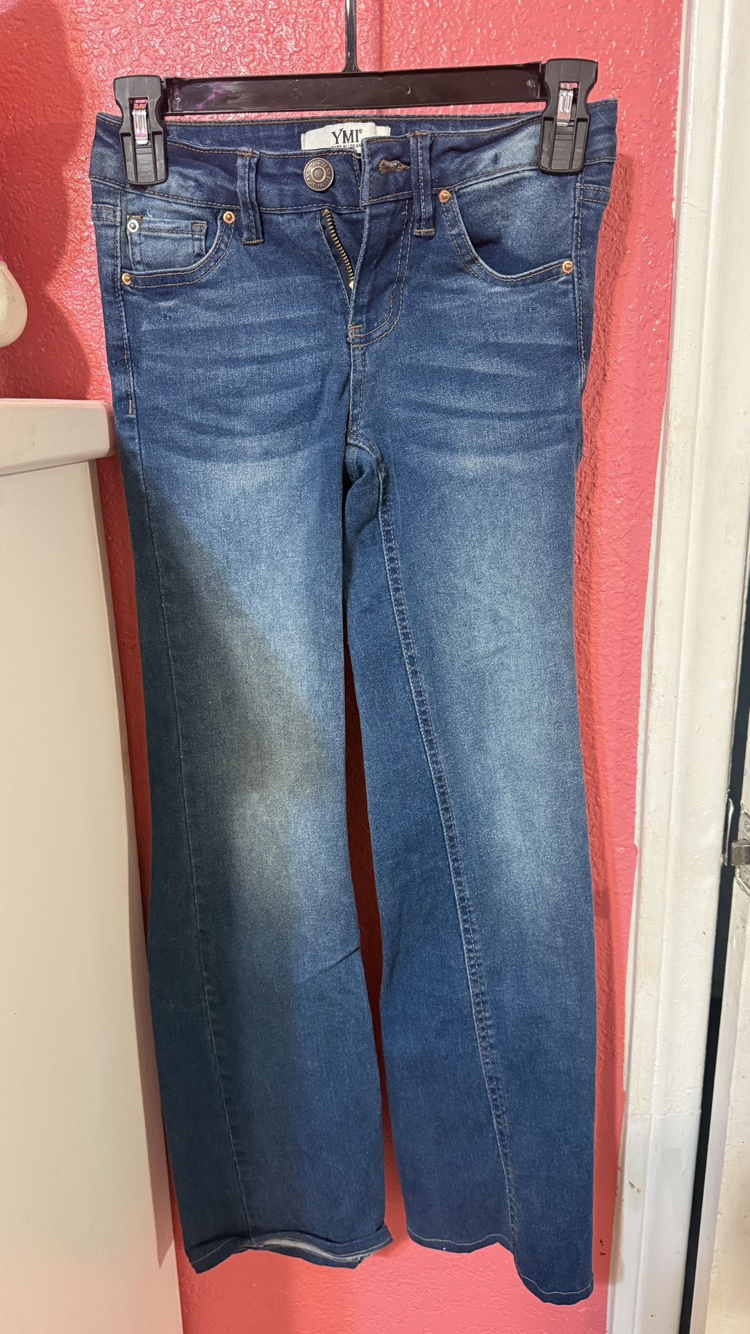 YMI Women's Bootcut Jeans in Blue