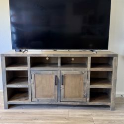 Wood TV Stand