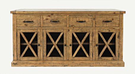 Telluride Gold 4 Drawer Sideboard