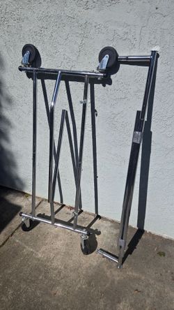 Steel Rolling Clothes Rack