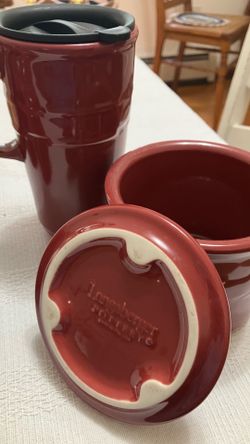 Longaberger coffee mug & crock