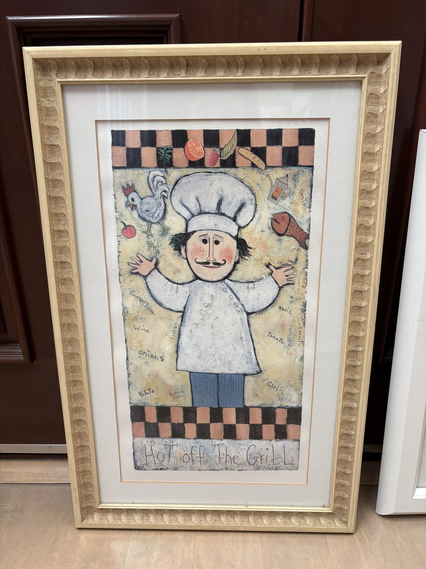 Hot off the grill chef picture