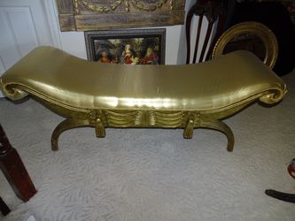 Available Italian golden vintage lounge