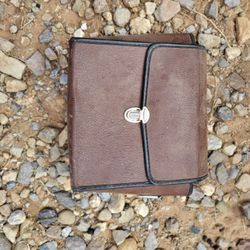 Vintage Celestron Eyepiece Case – Brown Leatherette with Orange Lining