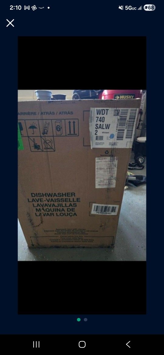 Whirlpool Dishwasher New In Box