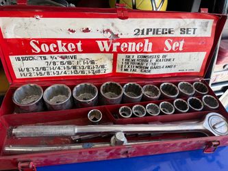 21-Piece 3/4" Drive Socket Wrench Set
