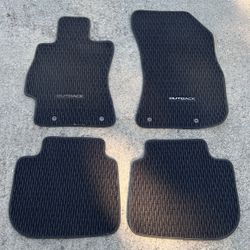 OEM Subaru Outback Genuine Carpeted Floor Mats Black J501SAL000