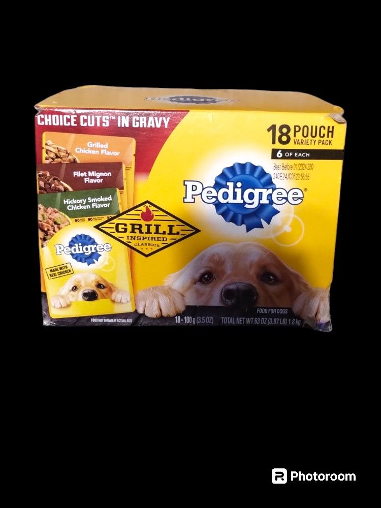 Pedigree Wet Dog Food Grill Inspired 