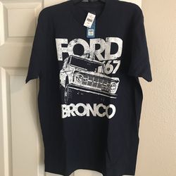 Large Ford Bronco T Shirt New