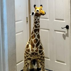 Melissa & Doug Giraffe Lifelike Plush Stuffed Animal 54" Inches For Nursery Or Toddler / Kids Room