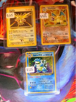 Vintage Pokemon Cards Base Set English & Japanese