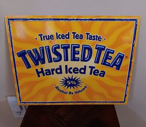 Twisted Tea Tin Sign