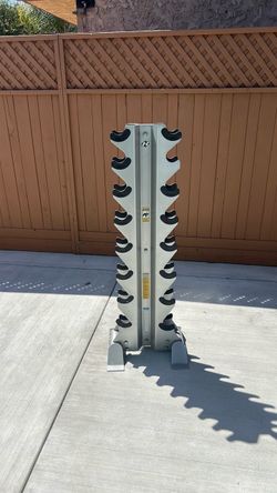 Vertical dumbell hoist