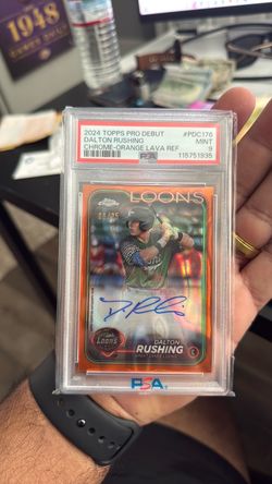 2024 Topps pro debut Dalton rushing