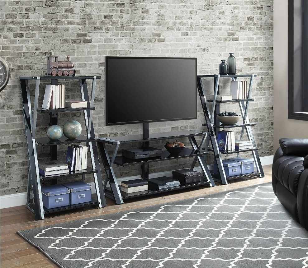 Tv Stand With Matching Side Towers