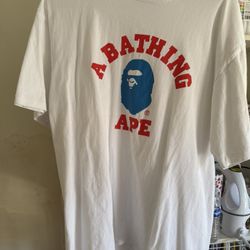 A Bathing Ape White Size XL