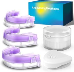 Anti Snoring Mouthpiece Launch Edition Set Light Moderat Heavy 3 Levels(0-ómm) new