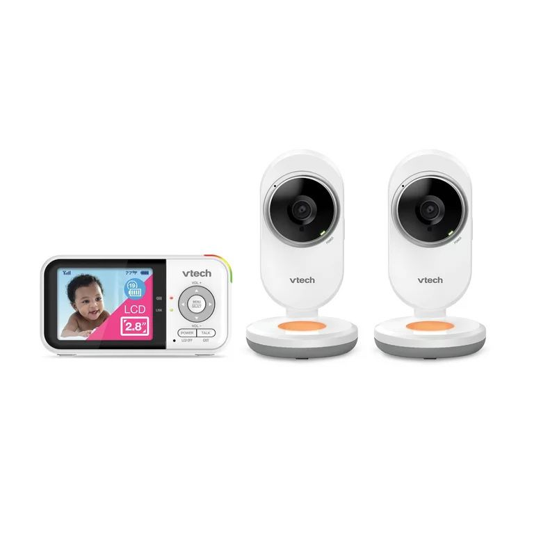 VTech VM3254-2 Baby Monitor 2.8" High Resolution Parent Unit & 2 Cameras- NEW