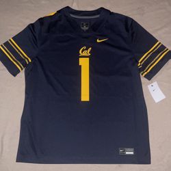 NCAA CAL BEARS JERSEY  DeSean Jackson / Jaydn Ott #1 Official Onfield Team Jersey Adult Men’s Sz XL NWT Purchased at CAL Berkeley Memorial Stadium 