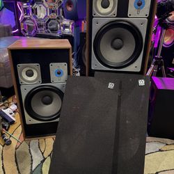 Wharfedale Glendale XP2 Speakers Vintage Audiophile 