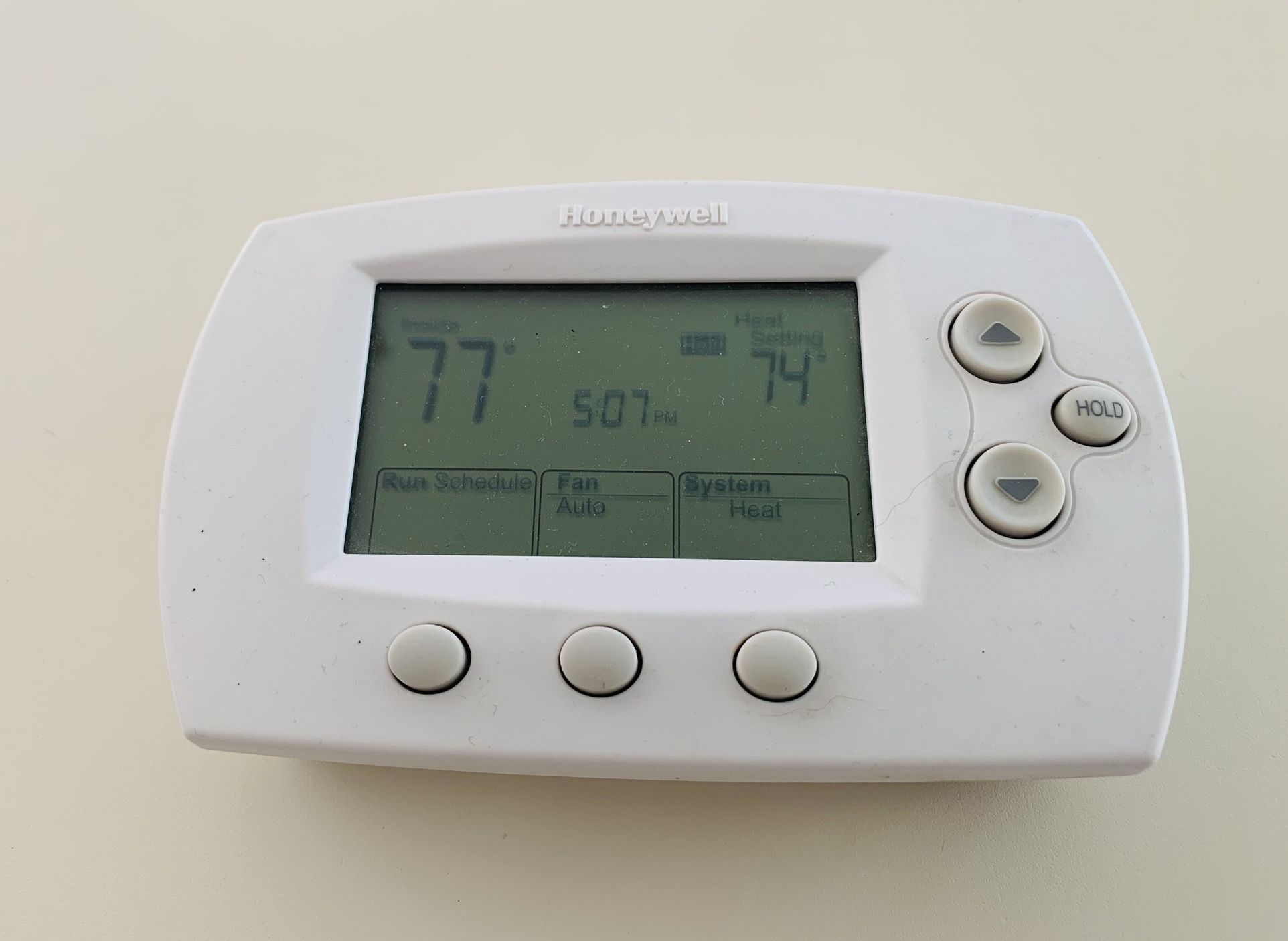 Honeywell Programmable Thermostat, White