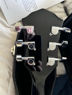 Fender  Black FA-135CE Concert Dreadnought