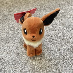 1998 Pokémon Hasbro Eevee Bean Bag Series 1 Plush New Pokémon Nintendo