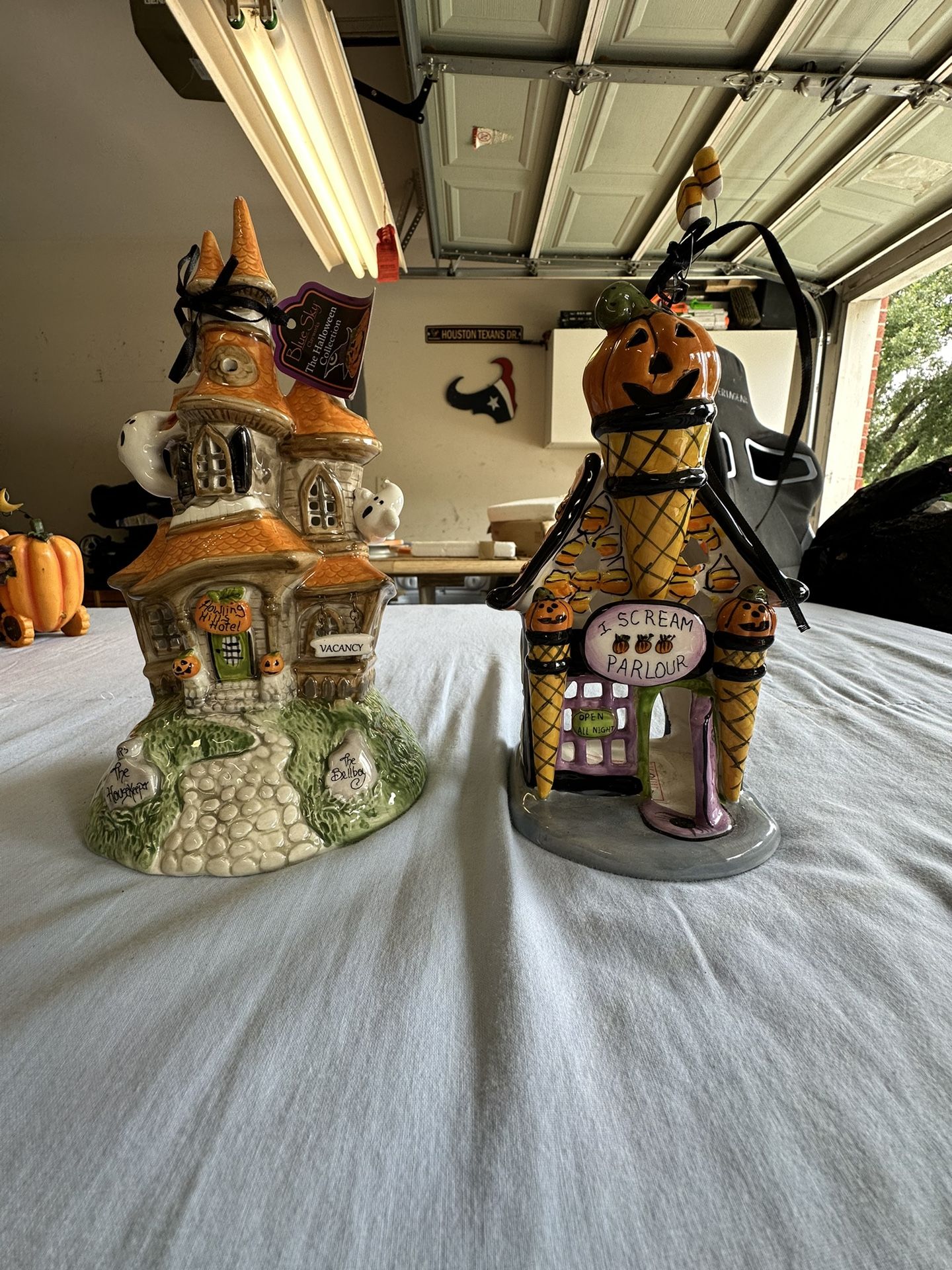 Halloween Ceramic Haunted Houses
