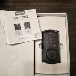 Kwikset SmartCode 270 Touchpad Capetown Electronic Deadbolt Door Lock
Matte Black