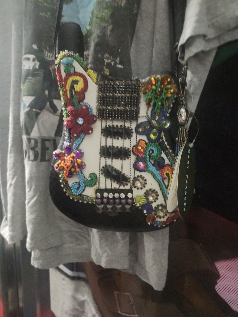 Mary Frances GOOD VIBES guitar Purse