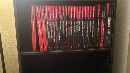 Lot of dungeons and dragons books