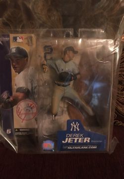 MCFARLANE DEREK JETER GRAY VARIANT RARE