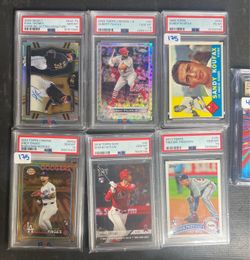 PSA Graded Baseball Cards Lot of 6