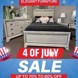 4 Pc King Bedroom Set 