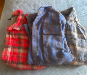 Volcom youth flannels
