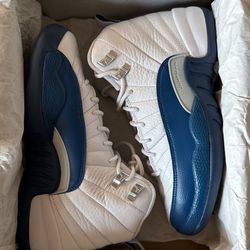 Retro 12 White French Blue 