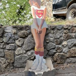 Barbara Streisand “Superman” Album Cut Out  Life Size 