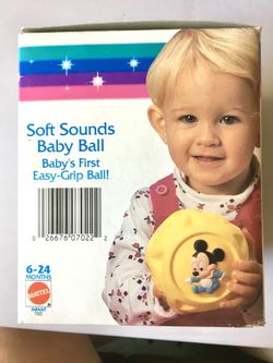 Disney Soft Sounds Baby Ball - for 6-24 months