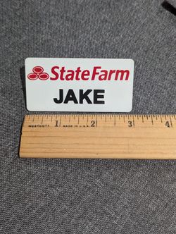 Jake From State Farm Name Tag