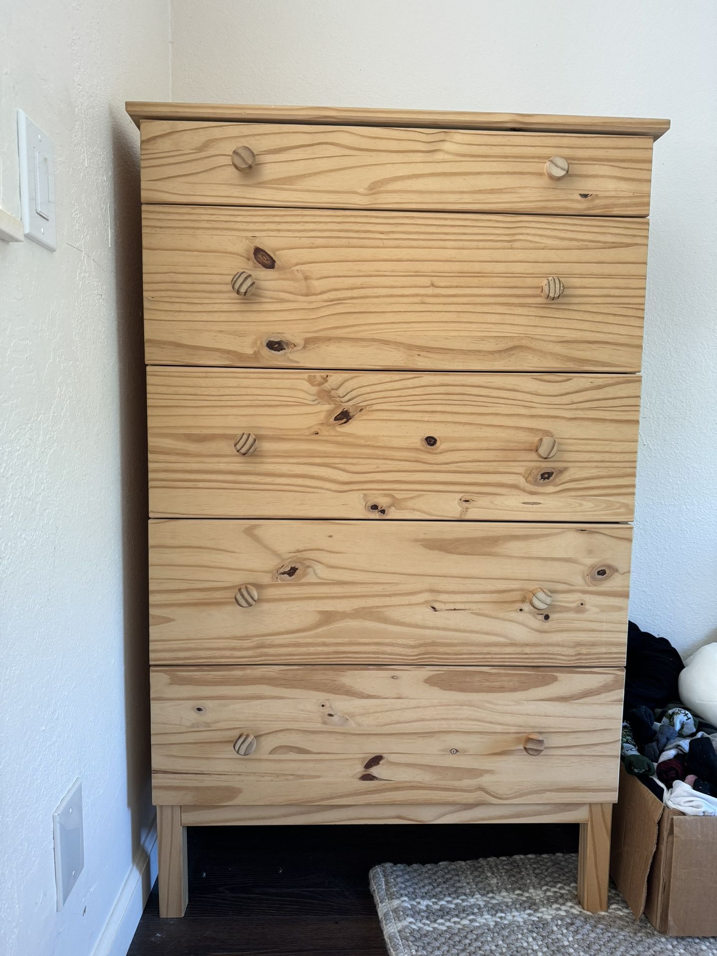 Beautiful IKEA Wood Dresser 