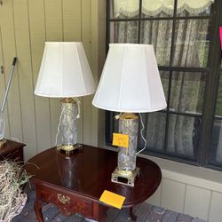 Antique tables & Lamps & Other Misc. Items