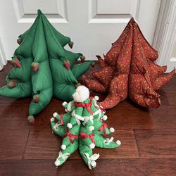 Vintage Plush Christmas Trees $10 for All xox