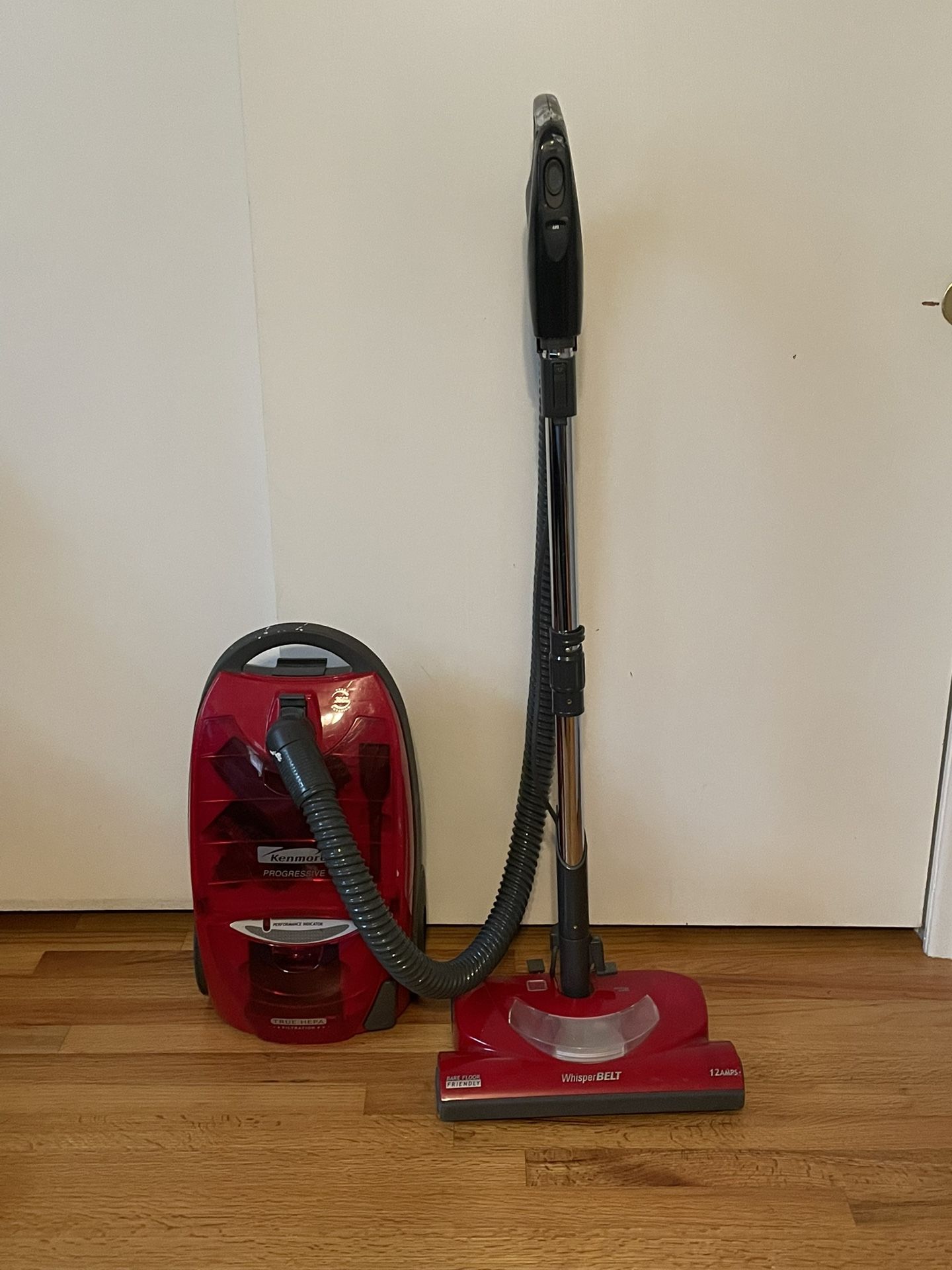 Kenmore Progressive 360 True HEPA Model 116 Canister Vacuum - RED W/ Attachments