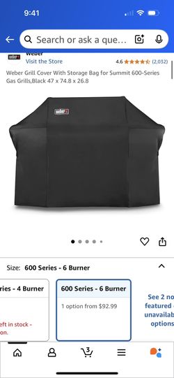 Weber Grill Cover Summit 