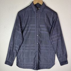 Burberry Button Down Dress Shirt Medium 14 1/2 37