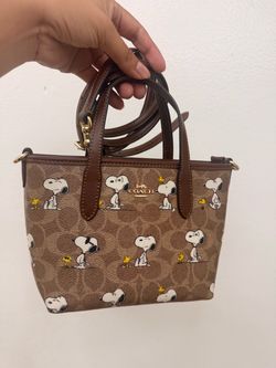 Coach x Peanuts Snoopy Mini Tote Bag