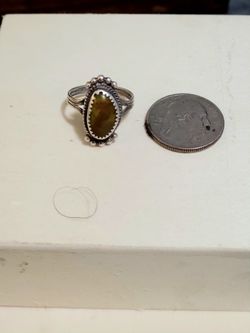 VINTAGE STERLING SILVER RING SIGNED BCR