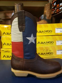 Taxes Flag Boot Steele Toe