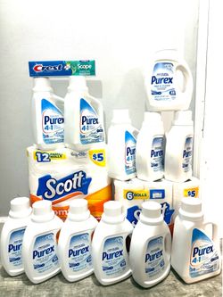 $60 Detergent bundle its 35loads each bottle brand new this is for sensitive skin pick up Gahanna