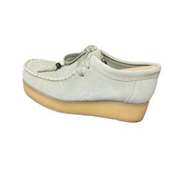 CLARKS WALLACRAFT LO  PALE GREEN SIZE WOMEN 6.5